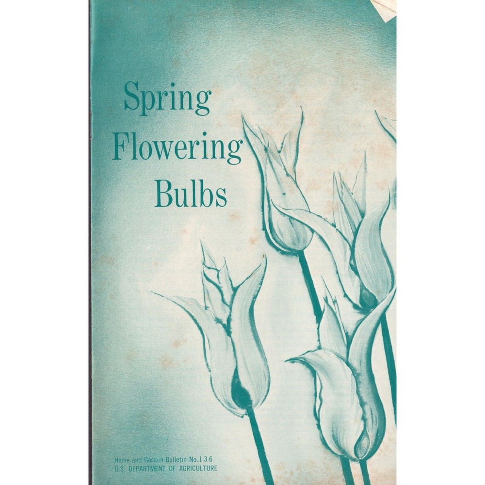 Vtg USDA Home and Garden Bulletins Spring and Summer Flowering Bulbs Set of 2 - Picture 2 of 4
